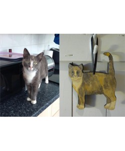 Personalised Cat Door Hanger Personalised Cat Door Hanger